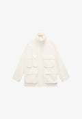 Mango Short coat - off-white