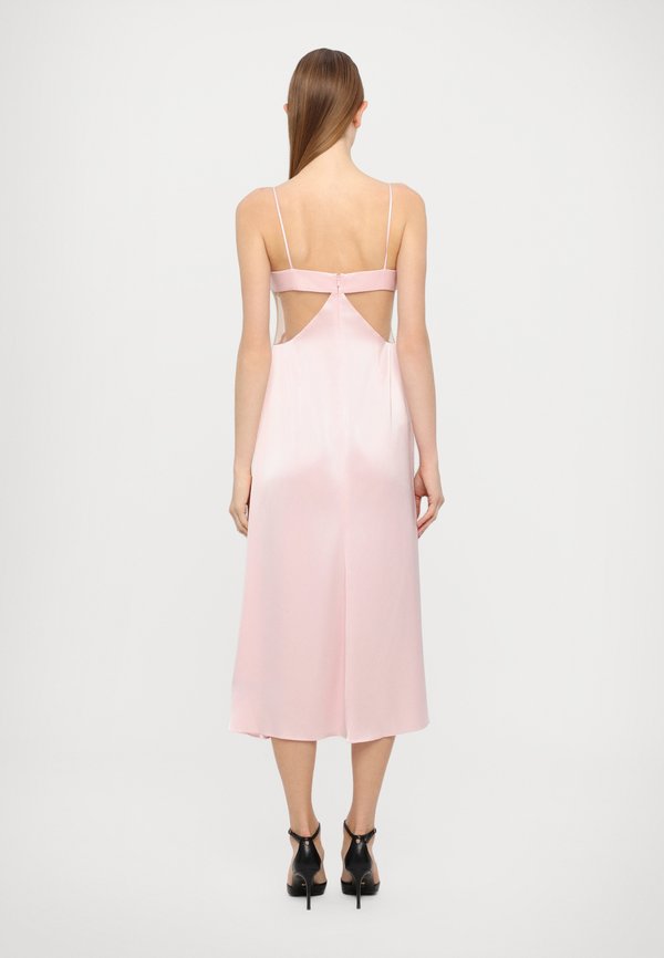 David Koma INSERT FRONT FLOUNCE HEM DRESS