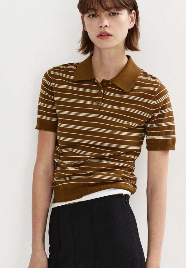 Mango ADULT - Polo shirt - camel