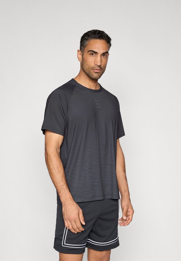 Under Armour HOOPS SHOOTING  - Basic T-shirt - black/castlerock