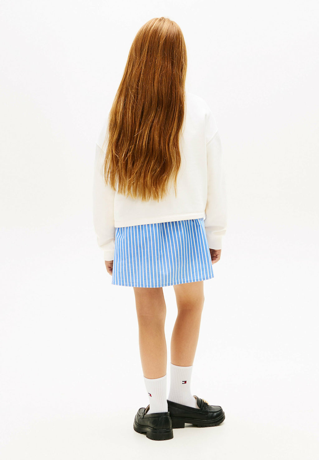 GLITTER LOGO RELAXED TERRY SWEATSHIRT Media 4