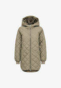 ONLY QUILTED JACKET ONLNEWJULIET QUILTED JACKET - Winter coat - walnut