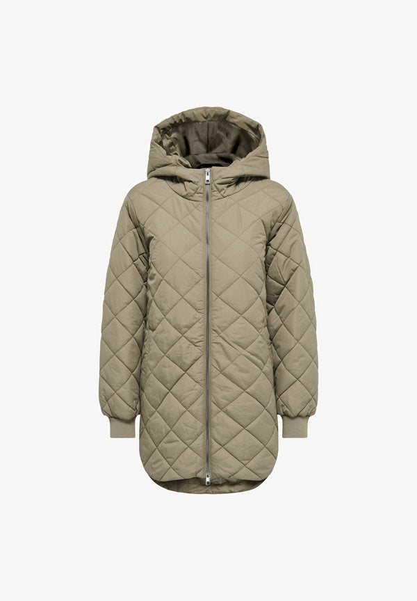ONLY QUILTED JACKET ONLNEWJULIET QUILTED JACKET - Winter coat - walnut