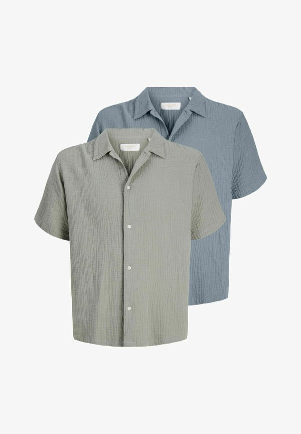 Jack & Jones 2-pack Relaxed Fit - Shirt - seagrass