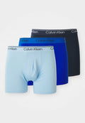 Calvin Klein Underwear BOXER BRIEF 3 PACK - MICROFIBER STRETCH - Boxer briefs - shoreline/royalty/blue bell