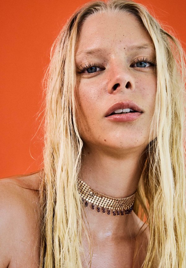 Bershka CHOKER - Necklace - gold-coloured