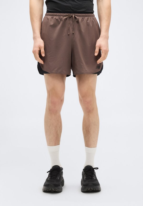 New Balance RC ESSENTIAL SHORT 5" - Sports shorts - cortado/slate grey