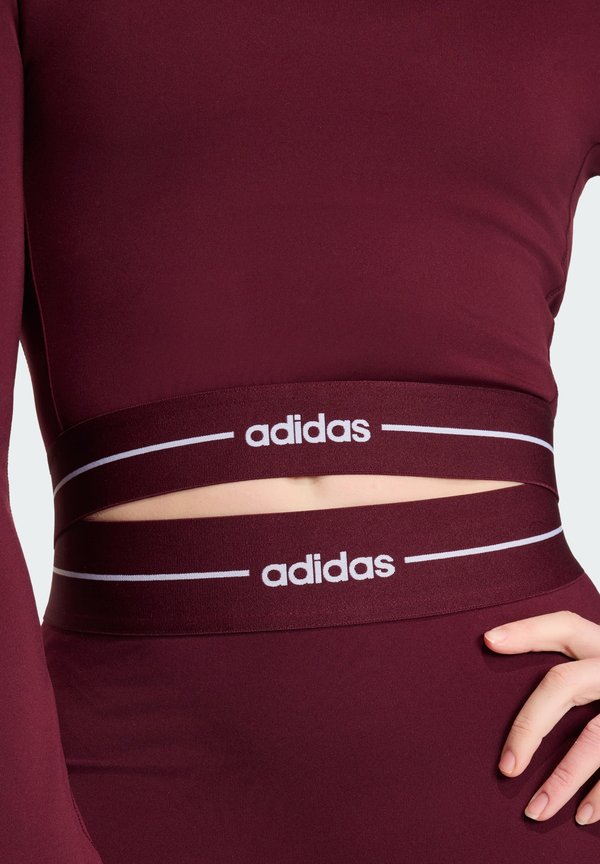adidas Performance HYPERGLAM CROPPED LONG SLEEVE