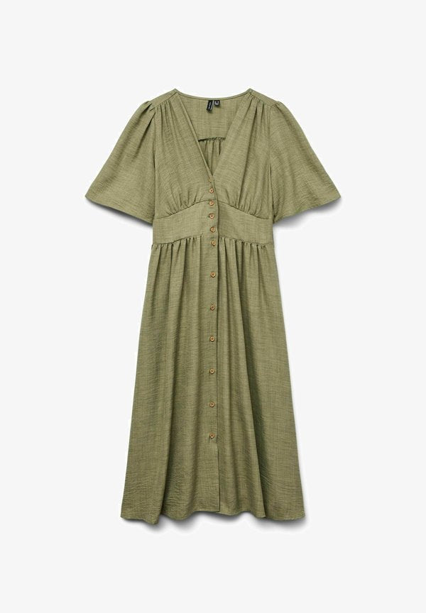 Vero Moda Curve VMCMELANEY Short - Shirt dress - laurel wreath