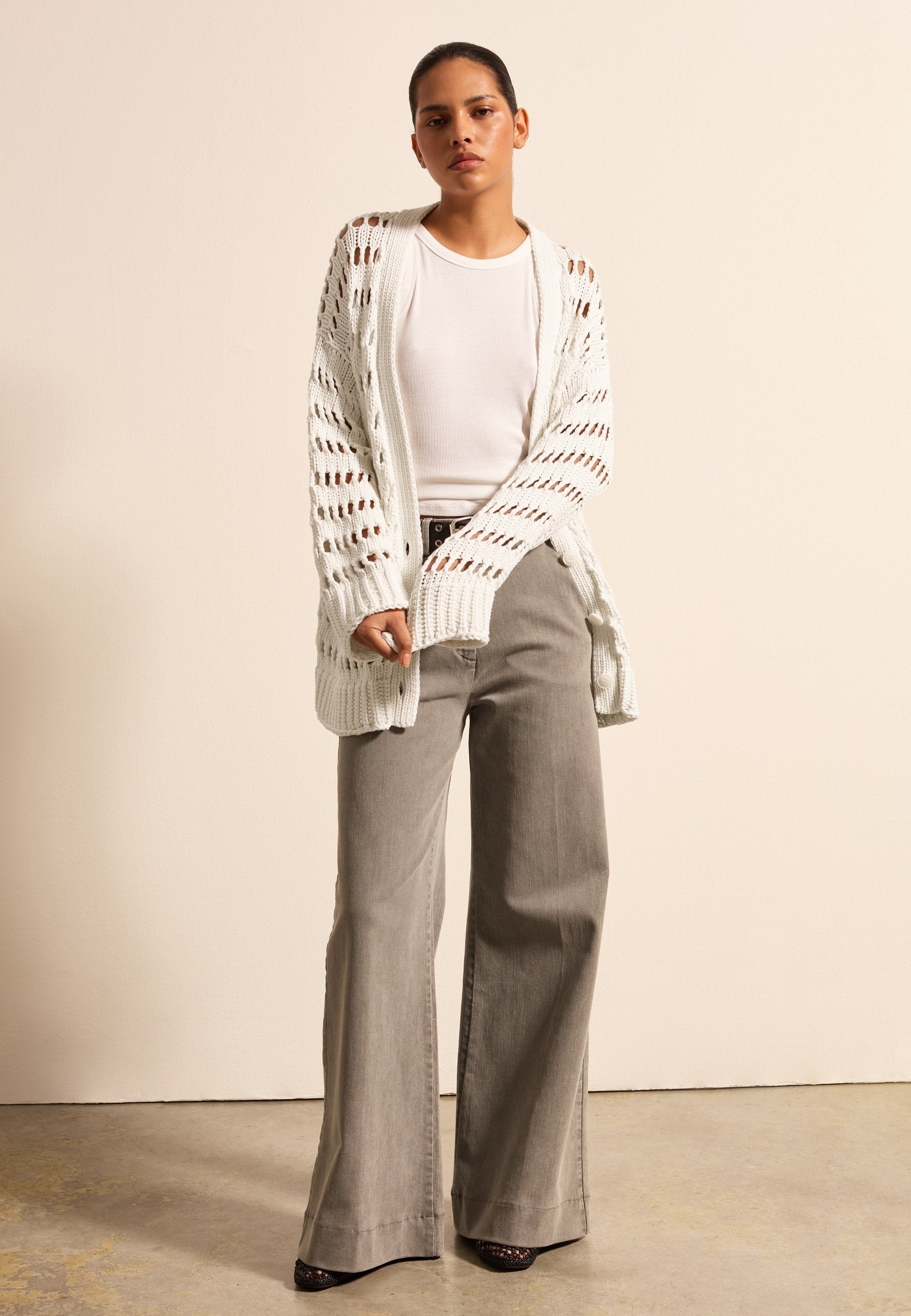 Stefanel OVERSIZED OPENWORK