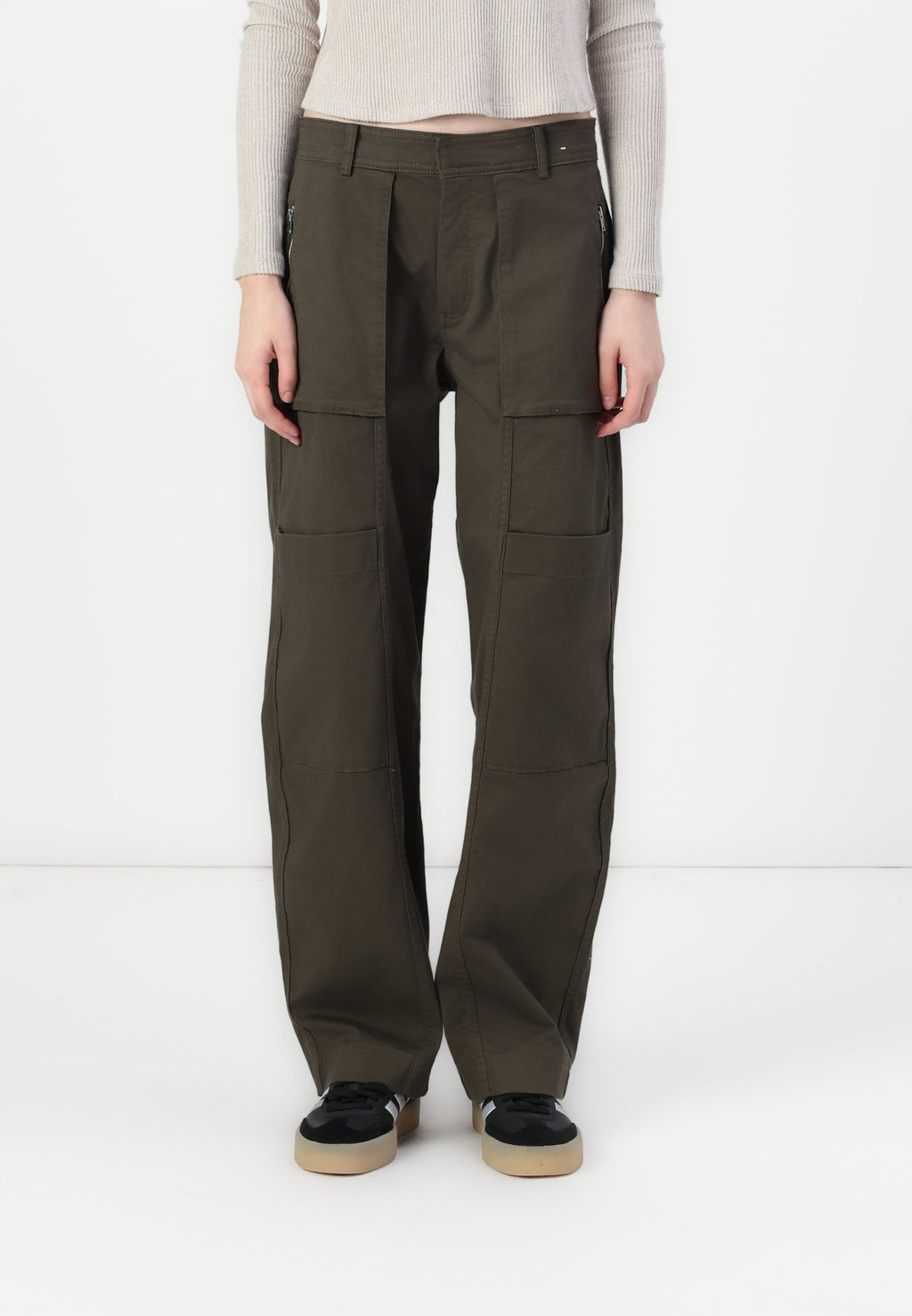 Abercrombie & Fitch ZIPPER UTILITY PANT