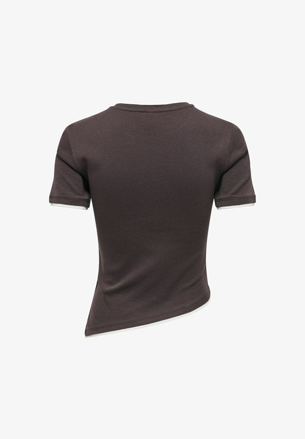 ONLY T-SHIRT ONLMOLI T-SHIRT - Print T-shirt - chocolate torte