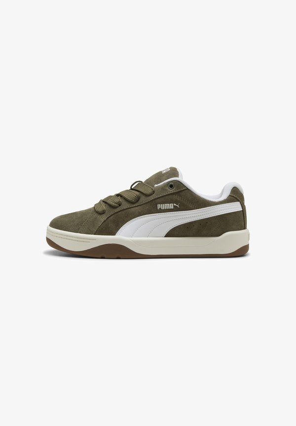 Puma PARK LIFESTYLE EASY SNEAKERS - Skate shoes - loden green- white