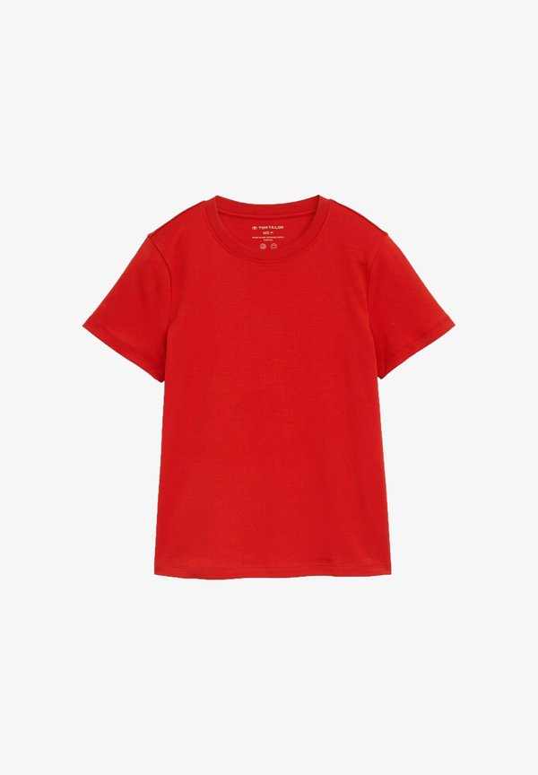 TOM TAILOR Basic T-shirt - soft scarlet red