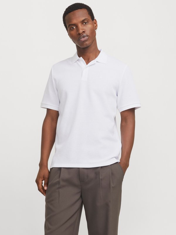 Jack & Jones JJEAUSTIN POLO SS NOOS - Polo shirt - white