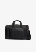 Tommy Hilfiger METAL LOGO DUFFEL BAG - Sports bag - black