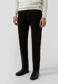 s.Oliver Trousers - dunkelbraun