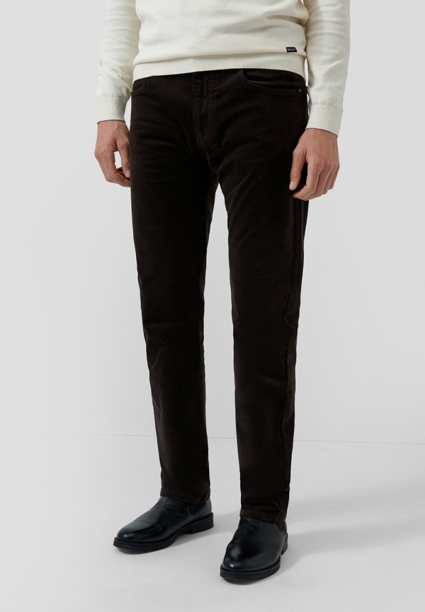 s.Oliver Trousers - dunkelbraun