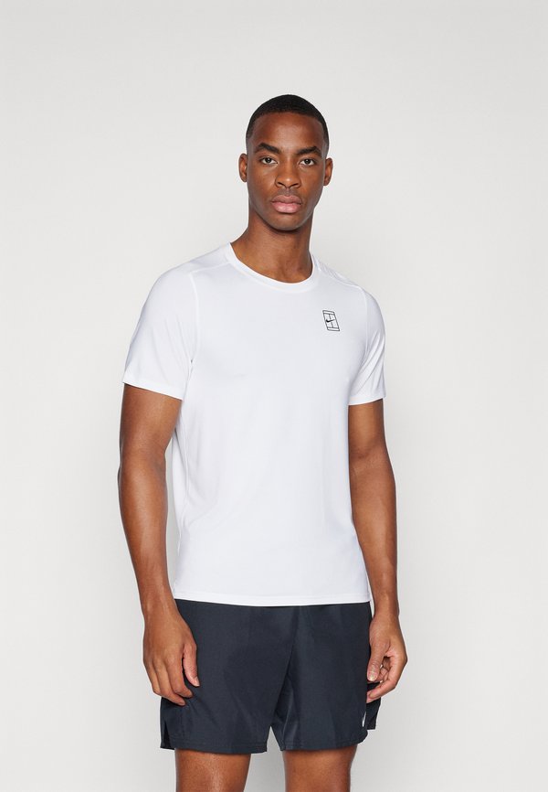 Nike Performance M NKCT DF ADVTG TOP - Sports T-shirt - white/black
