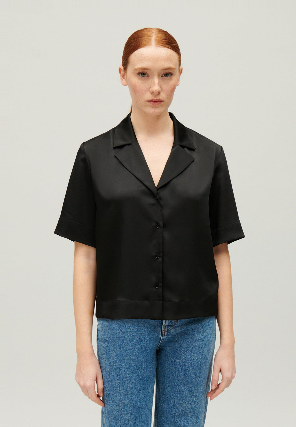 Claudie Pierlot CHEMISE FLUIDE MANCHES COURTES