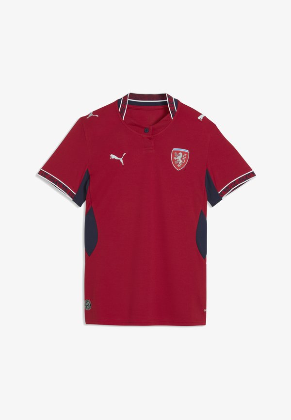 Puma TSCHECHIEN 2026 HEIM - Football jersey - dark cherry- navy