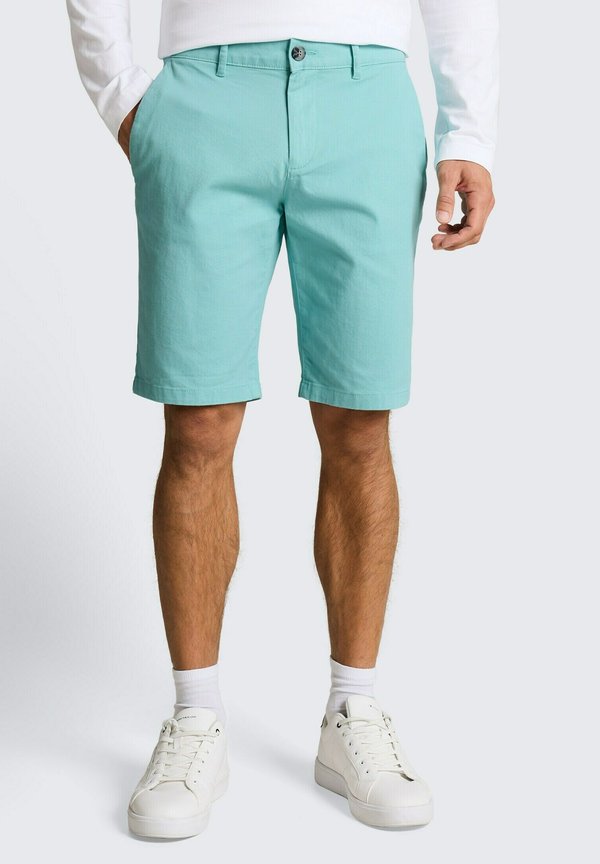 TOM TAILOR SLIM CHINO SHORTS - Shorts - river teal