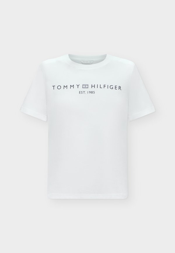 Tommy Hilfiger CORP LOGO - Basic T-shirt - optic white