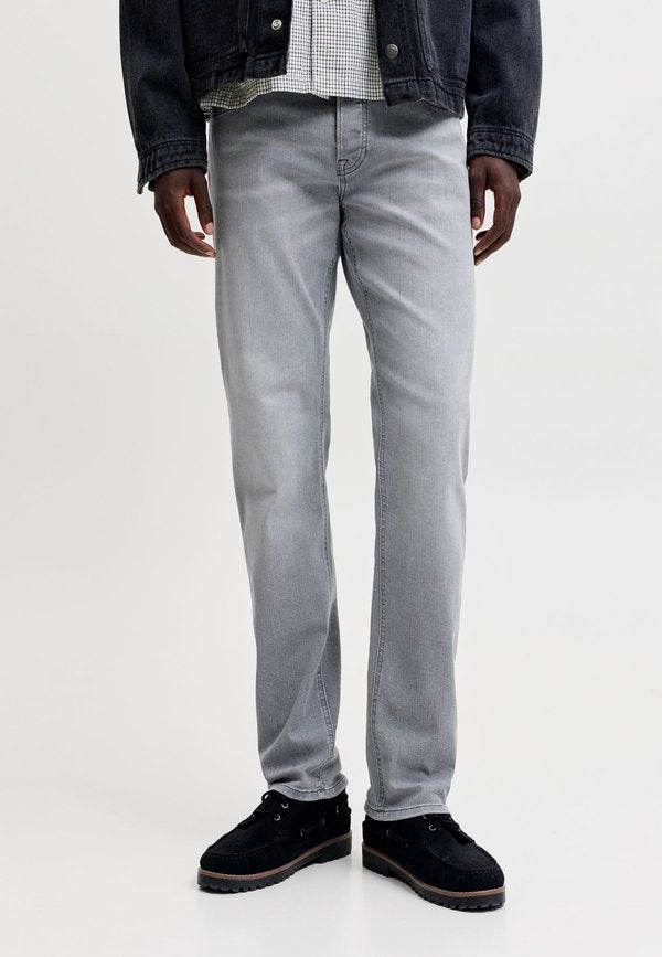 Jack & Jones TAPERED FIT JEANS JJIMIKE JJORIGINAL SQ 351 TAPERED FIT JEANS - Slim fit jeans - grey denim