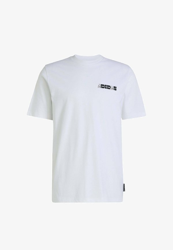 adidas Sportswear ADIDAS SPORTSWEAR NOVELTY CARDS GRAPHIC T-SHIRT - Print T-shirt - white