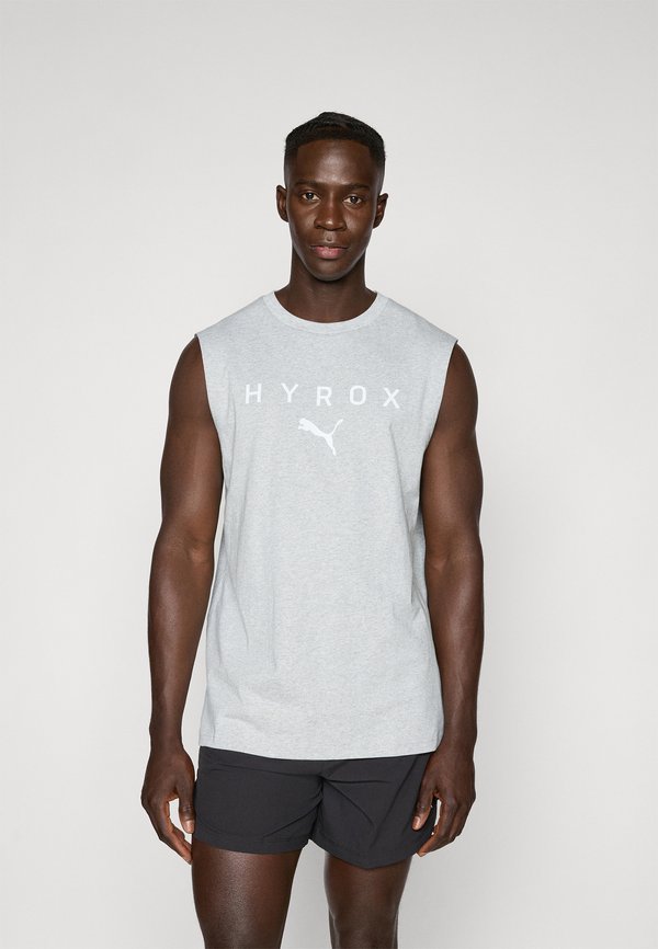 Puma PUMA X HYROX CUTOFF TANK - Top - light gray heather
