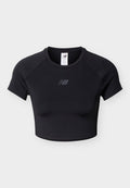 New Balance FAST DAYS FITTED CROP - Sports T-shirt - black