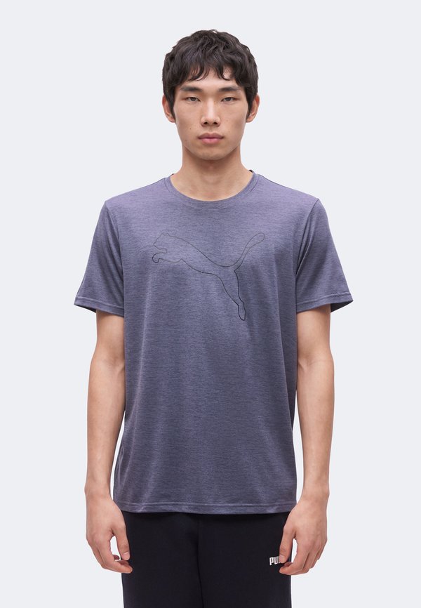 Puma TAD ESSENTIAL - Sports T-shirt - inky depths heather