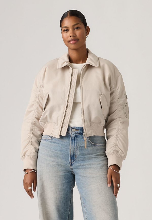 Levi's® BOWIE CROP - Bomber Jacket - chateau gray