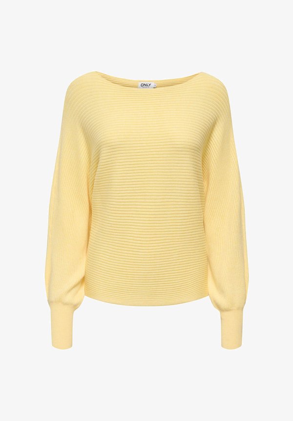 ONLY ONLADALINE LIFE PULLOVER - Jumper - pastel yellow