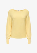 ONLY ONLADALINE LIFE PULLOVER - Jumper - pastel yellow
