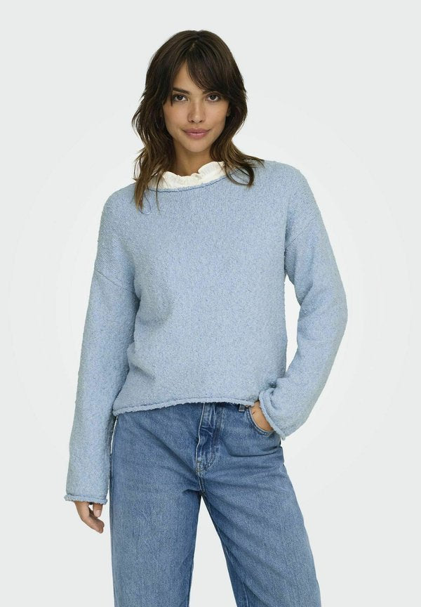 ONLY Knitted ONLALVILDA Knitted - Jumper - soft chambray