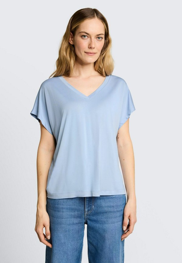 TOM TAILOR TOM TAILOR T-SHIRT T-SHIRT MIT V-AUSSCHNITT - Basic T-shirt - kentucky blue