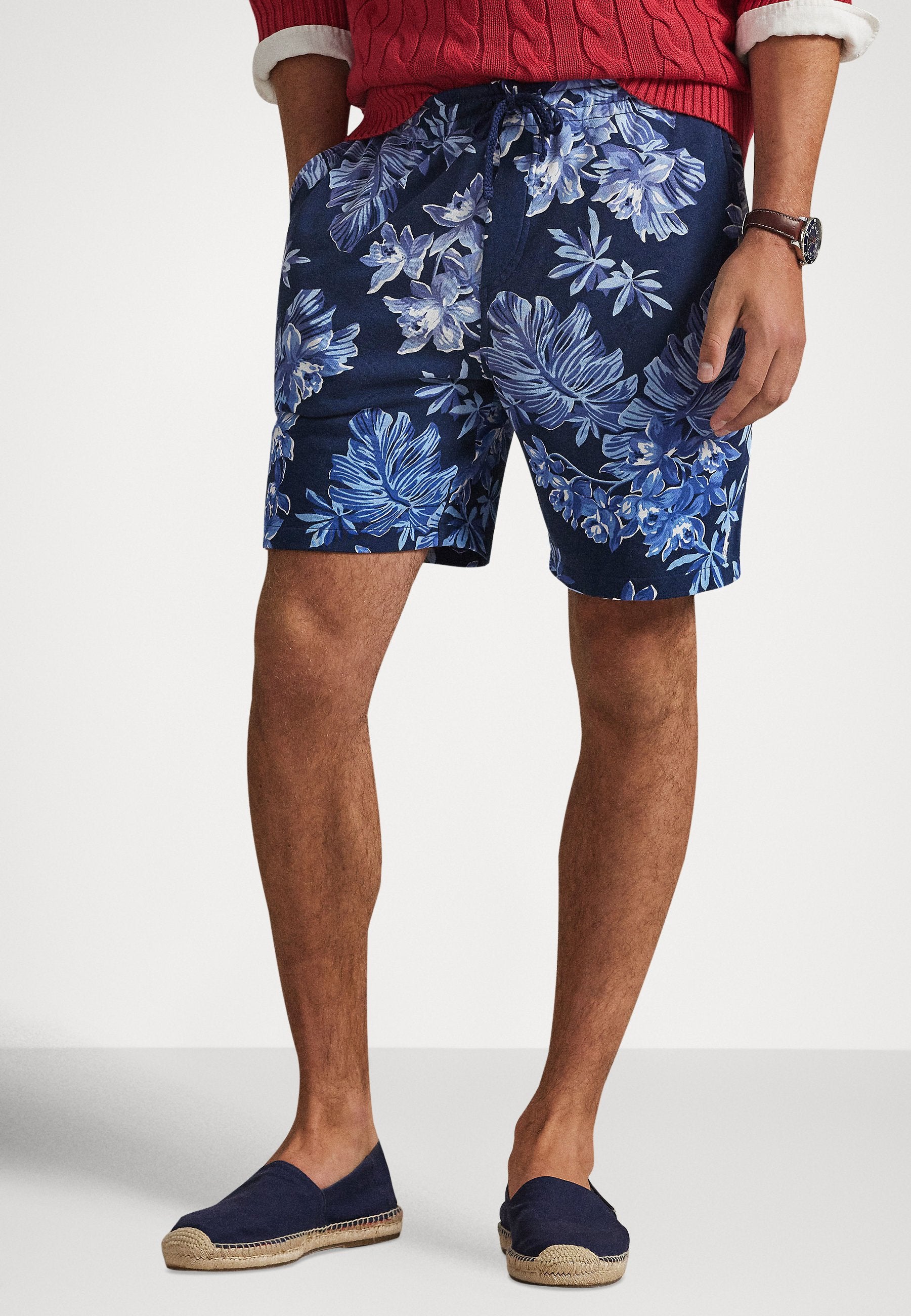 Polo Ralph Lauren 7.5-INCH TROPICAL-PRINT SPA TERRY SHORT