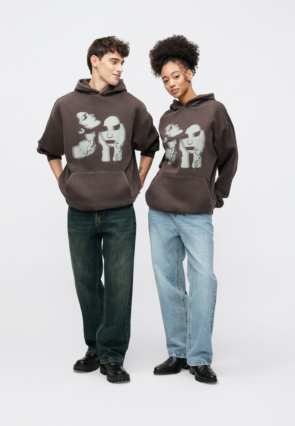 YOURTURN UNISEX RELAXED FIT HOODIE