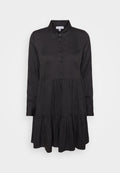 NU-IN RAISED WAIST SMOCK DRESS