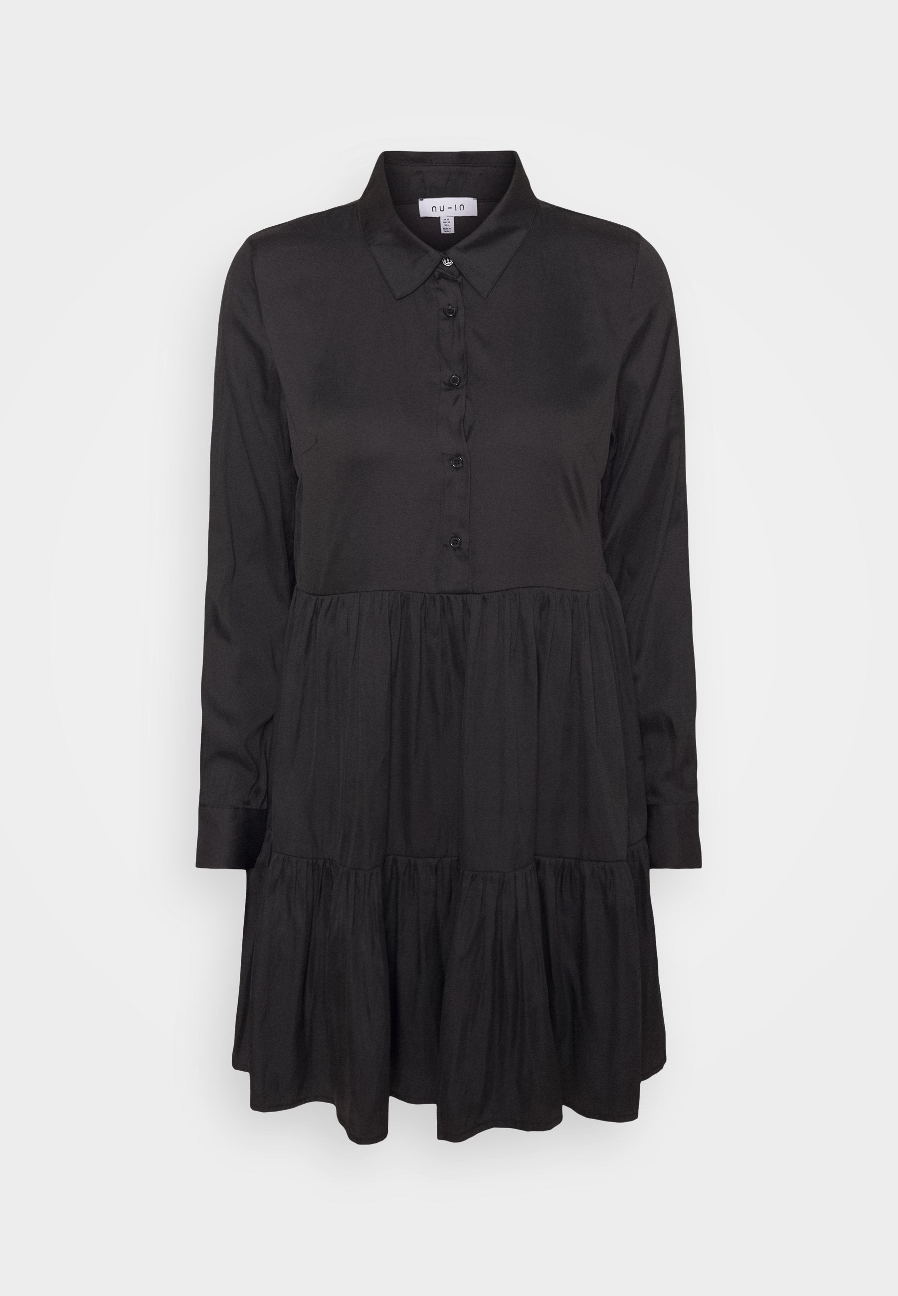NU-IN RAISED WAIST SMOCK DRESS