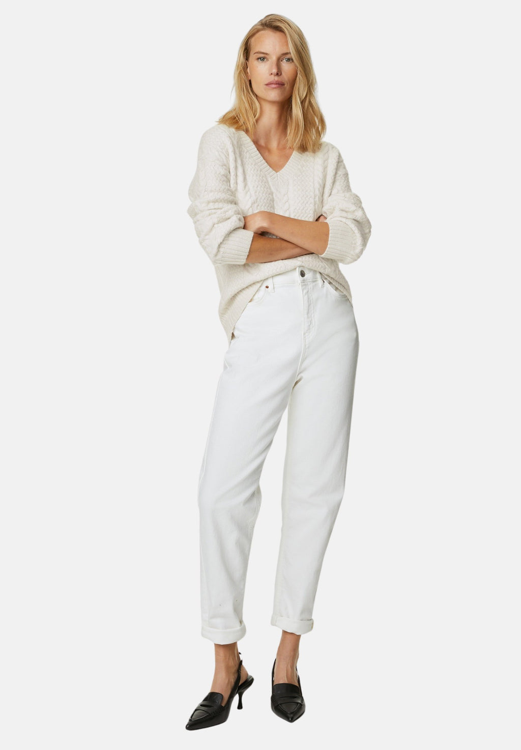 Marks & Spencer CABLE V NECK