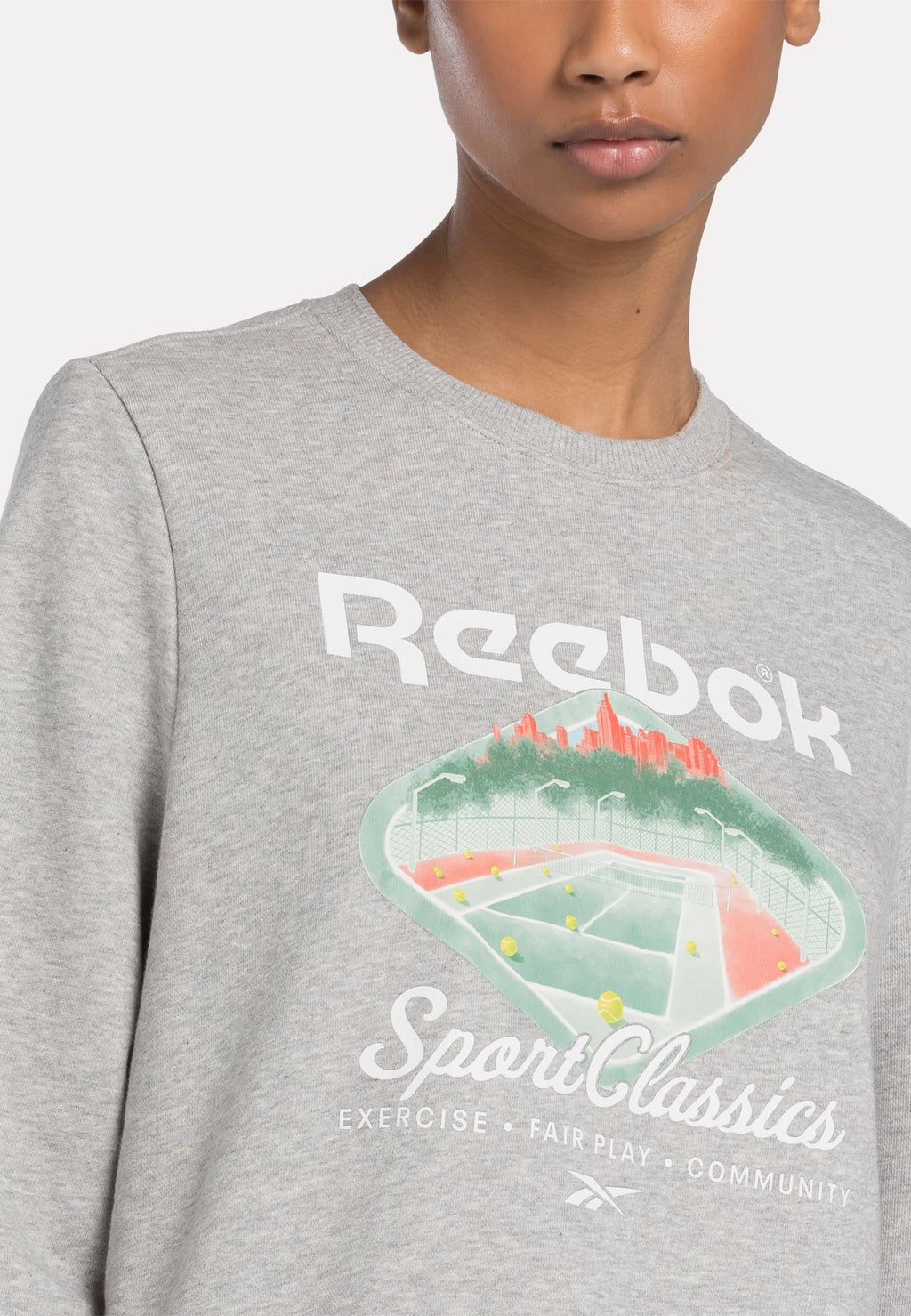 Reebok LONG SLEEVE COURT FRENCH