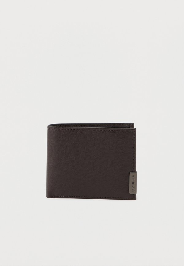Tommy Hilfiger LOGO BIFOLD LEATHER CREDIT CARD WALLET - Wallet - praline