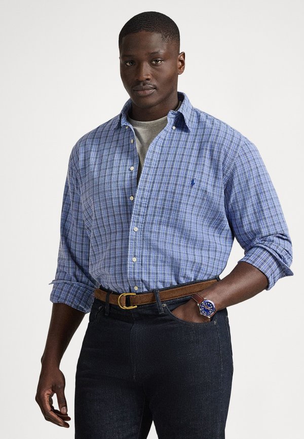 Polo Ralph Lauren Big & Tall PLAID BRUSHED OXFORD SHIRT