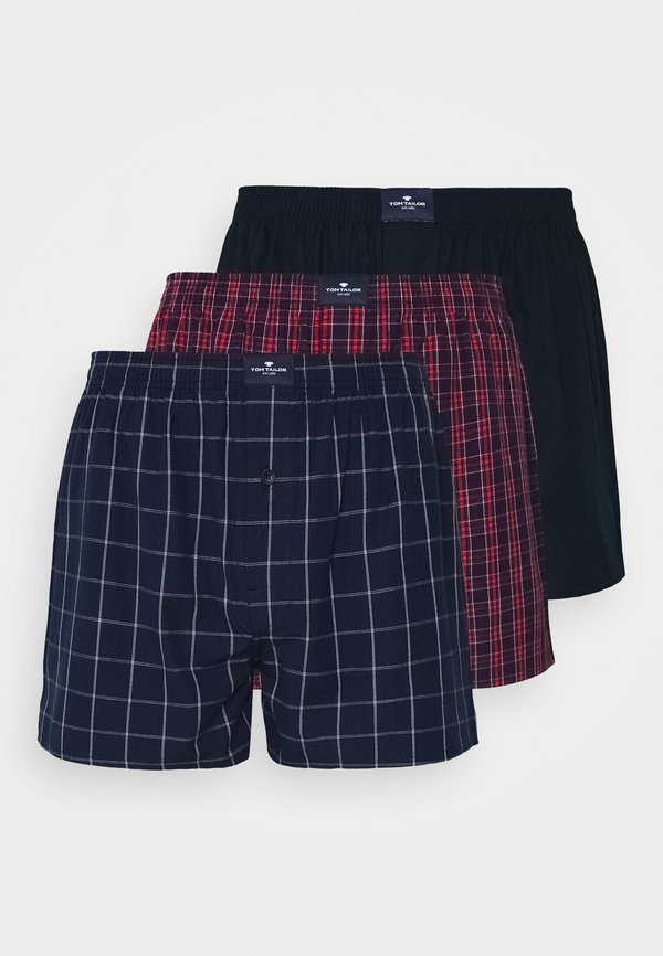 TOM TAILOR 3 PACK - Boxer shorts - red/dark