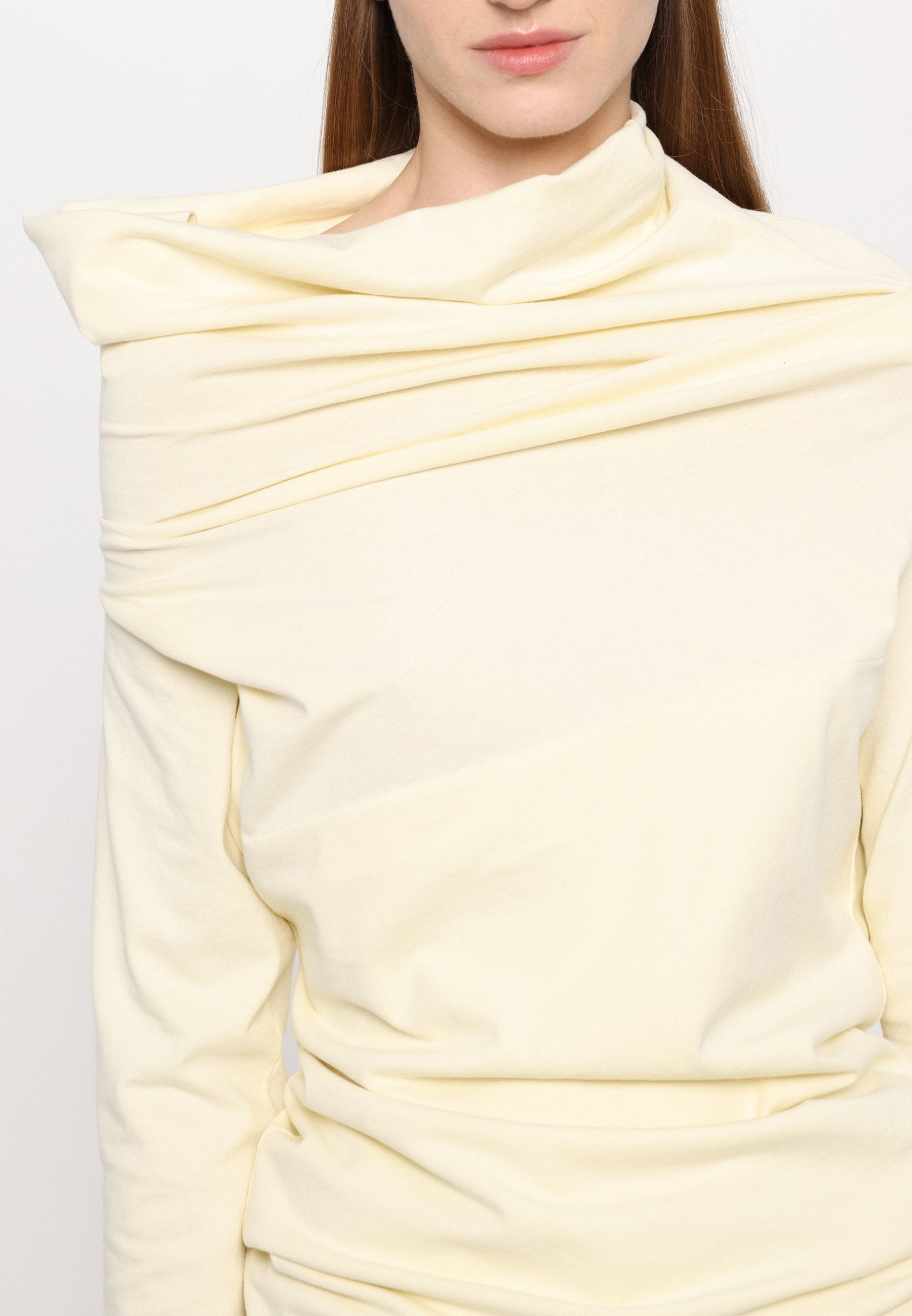 A.W.A.K.E. MODE COWL NECK DRAPED