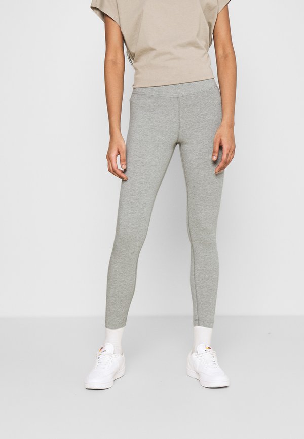 Nike Sportswear W NSW ESSNTL LGGNG 7/8 LBR MR - Leggings - Trousers - grey heather/white