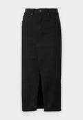 ONLY Denim ONLSIRI Denim Denim Midi - Denim skirt - black denim