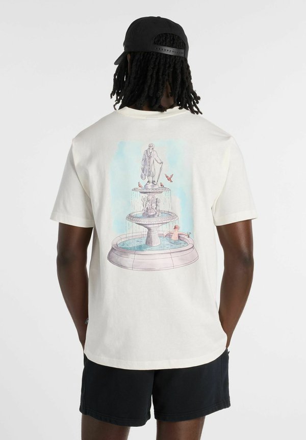 New Balance FOUNTAIN  - Print T-shirt - sea salt